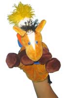 marionnette cheval et cavalier, marionnette-main cheval, marionnette-doigt cheval et cavalier