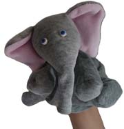 l'Elephant - marionnette à 5 doigts - Enfant