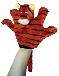 le Tigre - marionnette-main - Adulte