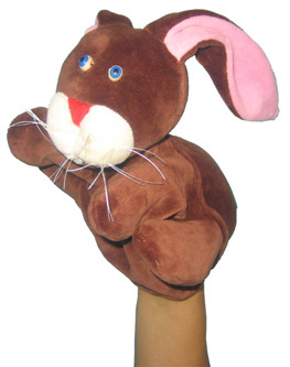 le Lapin - marionnette-main - Adulte