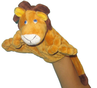 le Lion - marionnette à 5 doigts - Enfant
