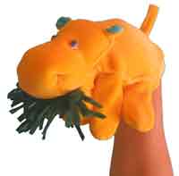l'Hippopotamme - marionnette-main - Adulte