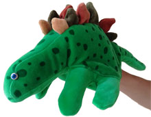 le Dinosaure - marionnette-main - Adulte