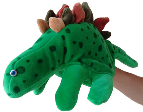 le Dinosaure - marionnette à 5 doigts - Enfant