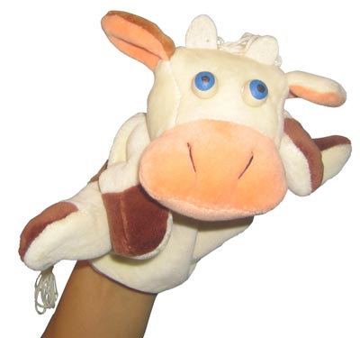 la Vache - marionnette à 5 doigts - Enfant