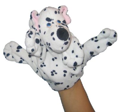 le Chien Dalmatien- marionnette à 5 doigts - Enfant