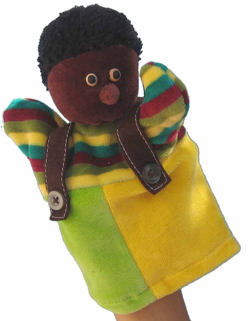 Marionnette à main pour garçon afro-américain, bouche mobile, matériel  d'orthophonie pour enfants, jouets éducatifs pour enfants, enseignement de  la diversité aux enfants -  France
