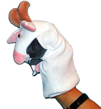 le Chèvre - marionnette à 5 doigts - Enfant